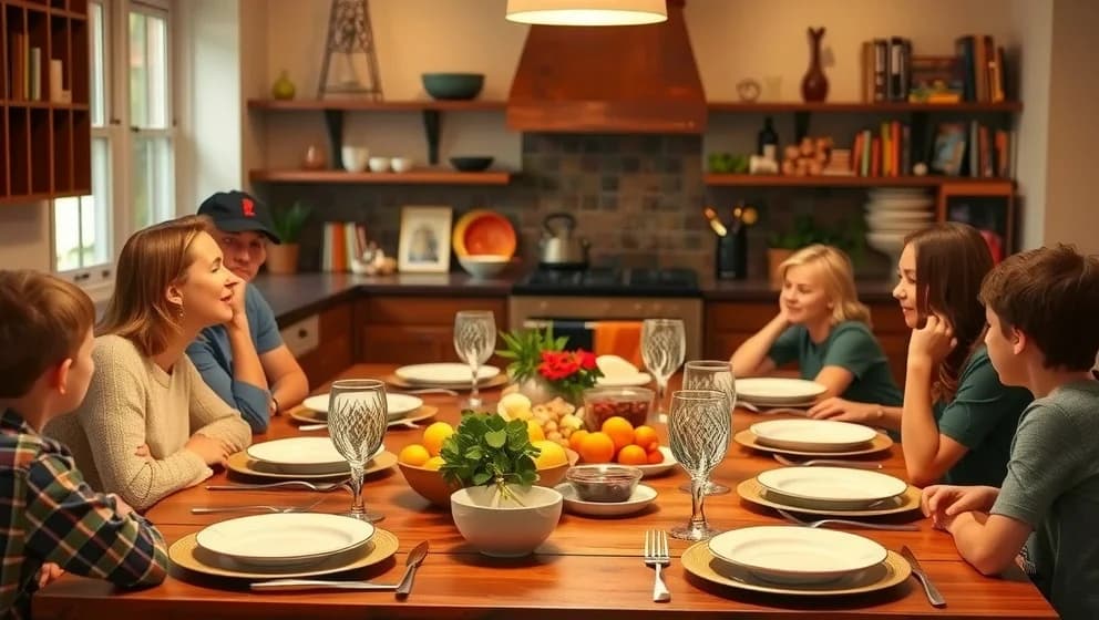 Kocken Susanne Jonsson och hennes familj