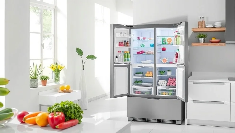 Kombinerad kyl och frys för hemmet