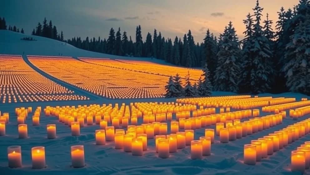 Nu tändas tusen juleljus i hela Sverige